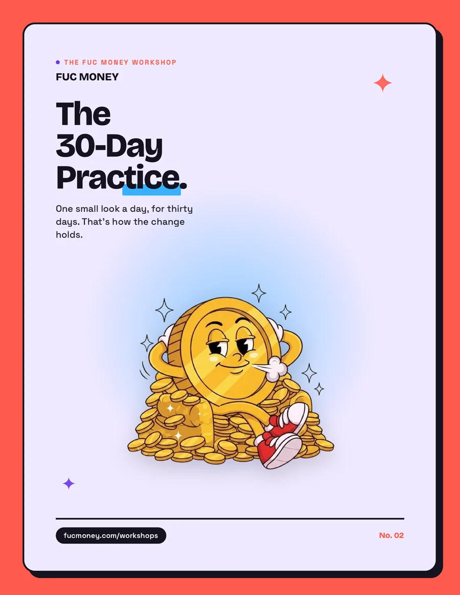 The FUC Money 30-day practice guide cover